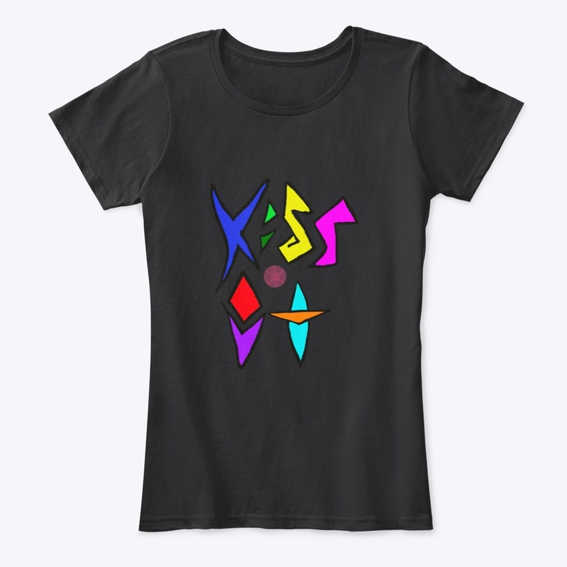 Funny T-shirt designs Kiss it/butthole