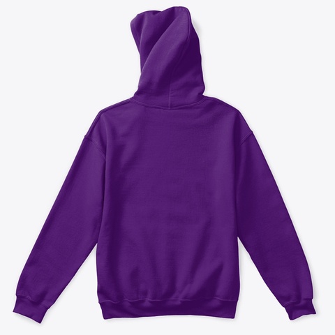 Overcoming All Stuttering. Purple T-Shirt Back