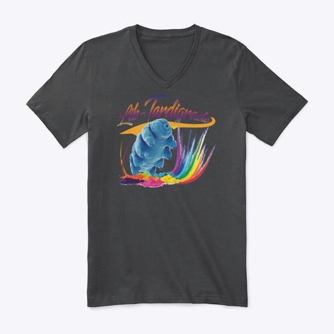 Lib Tardigrade Dark Grey Heather Camiseta Front