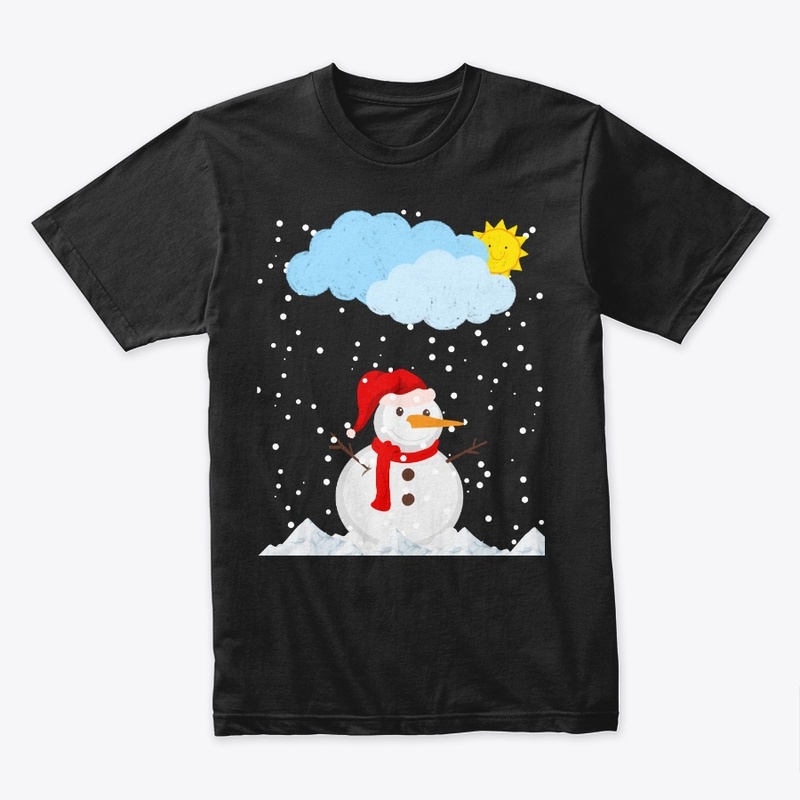 Snowman in the sunshine