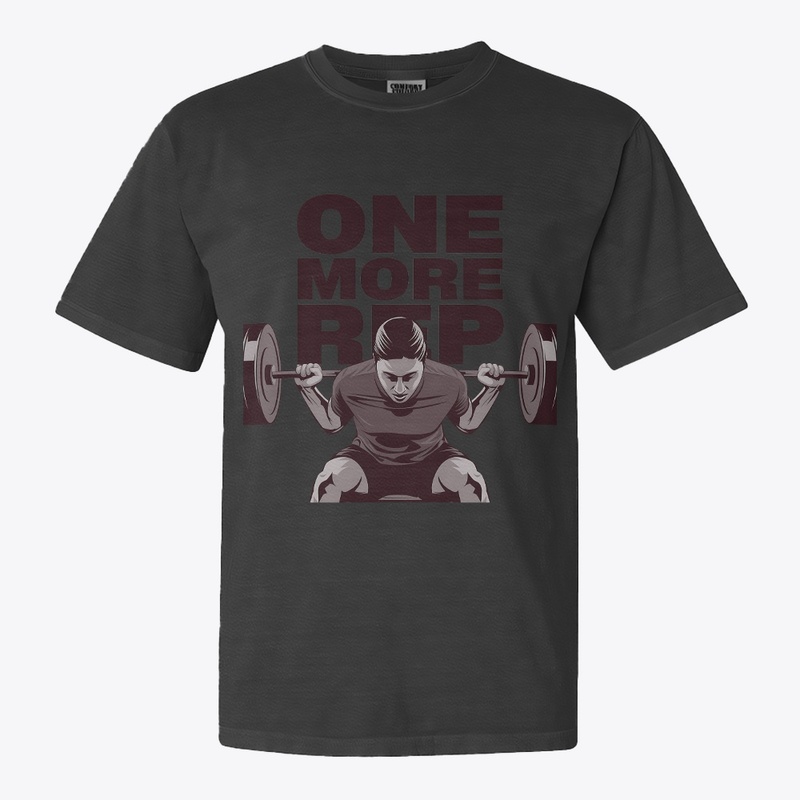 One More Rep – motivational t-shirt
