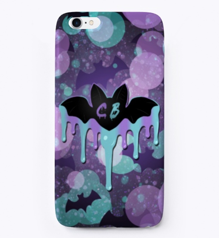 Galaxy Melt Bat: Phone Cases