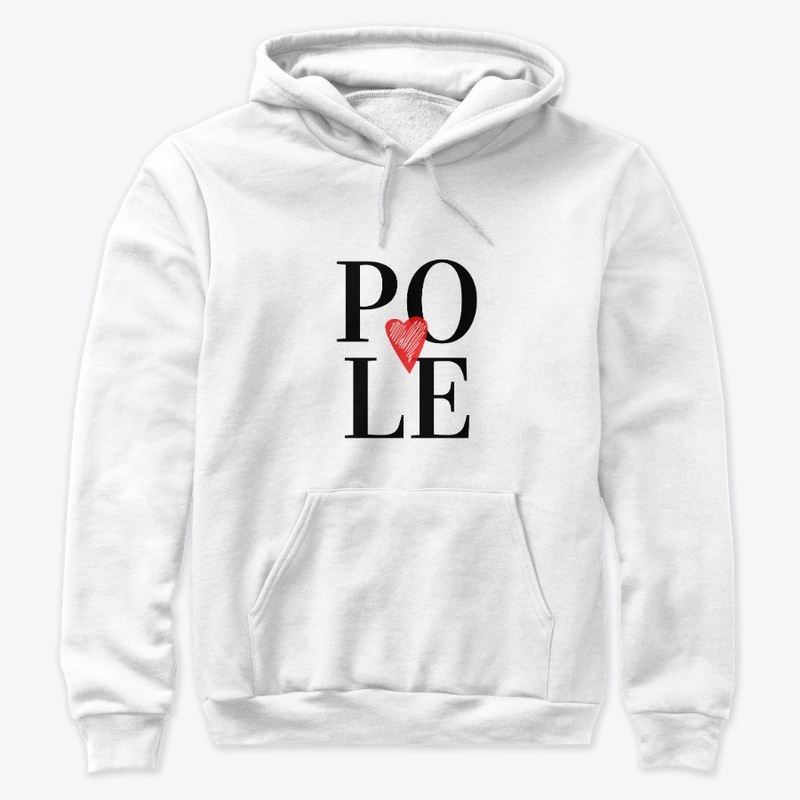 Pole LOVE ~  Red Heart Black  Design