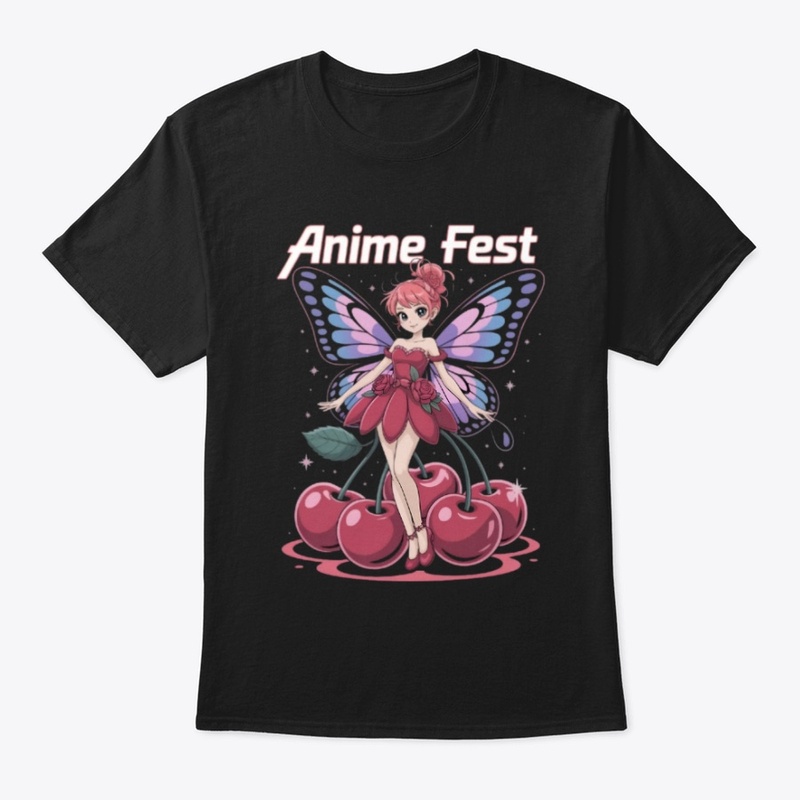 Anime Fest Fairy and Cherries T-Shirt