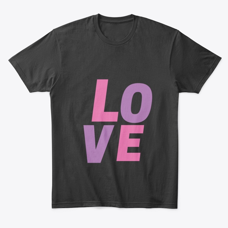 The T-shirt design of love