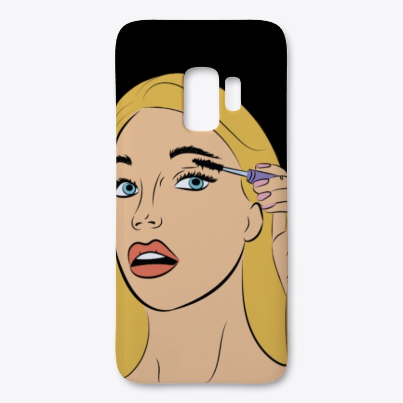 Blond  hair girl comic