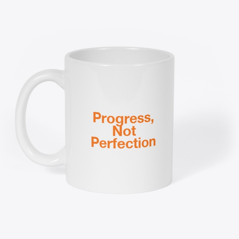 Progress Not Perfection Quote Design