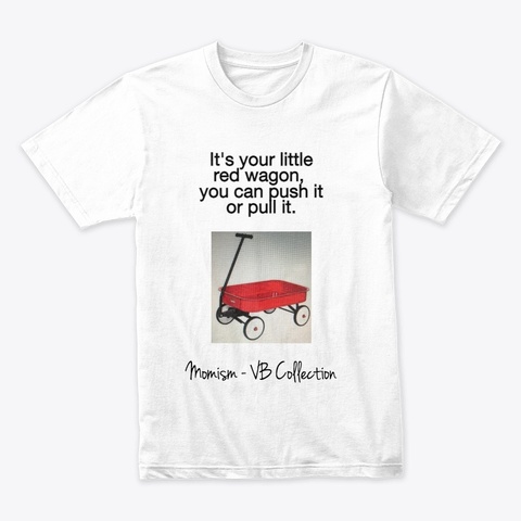 Red Wagon 2 White T-Shirt Front