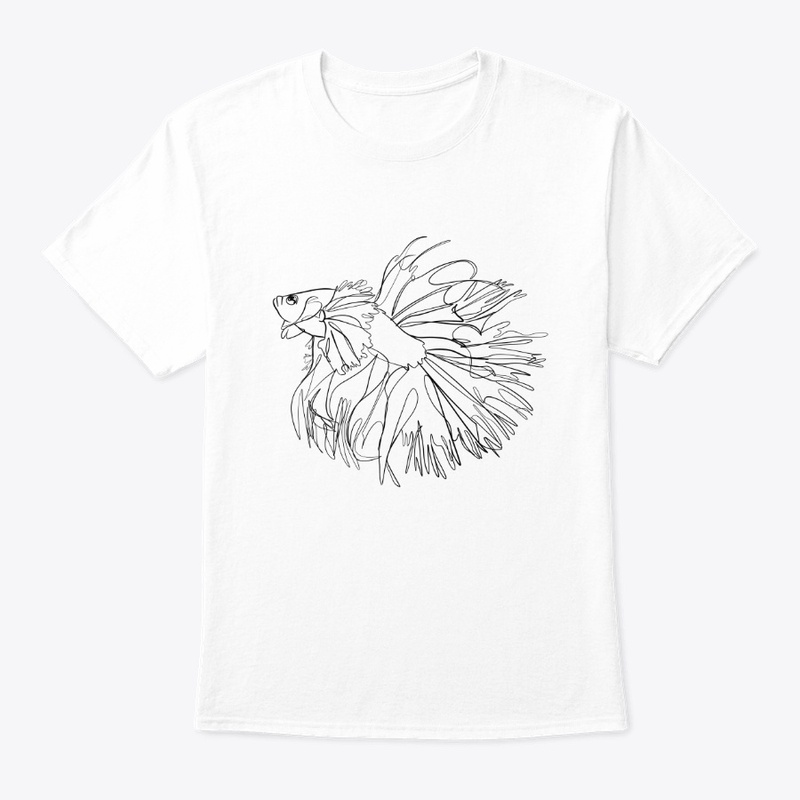 Minimalistic Dumbo Crowntail Betta