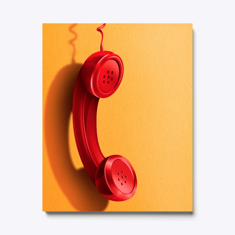 Hanging Call Canvas Print