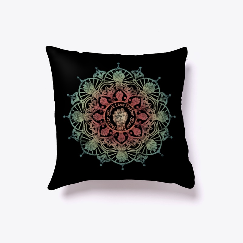 Black Lives Matter Colorful Mandala 
