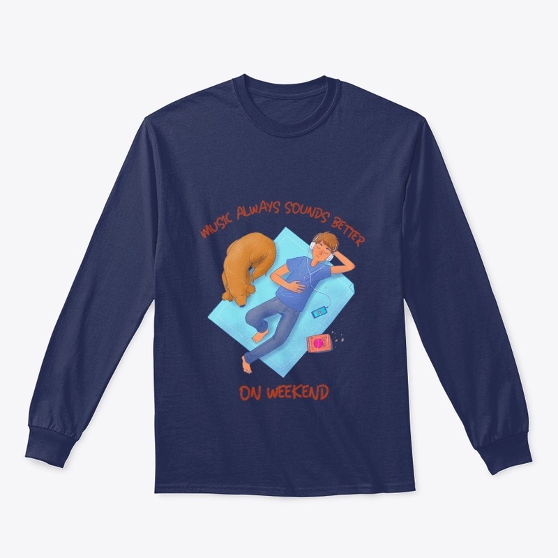 Weekend music lover tee