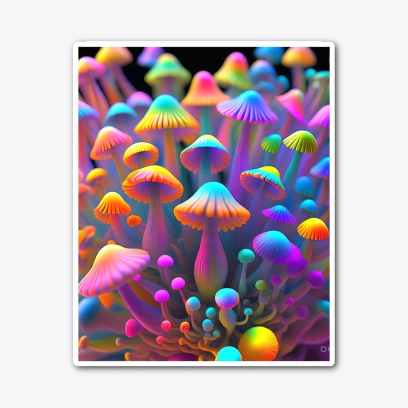 Shrooms Color Splash