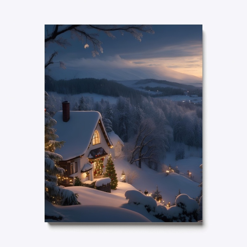 A beautiful view of Christmas