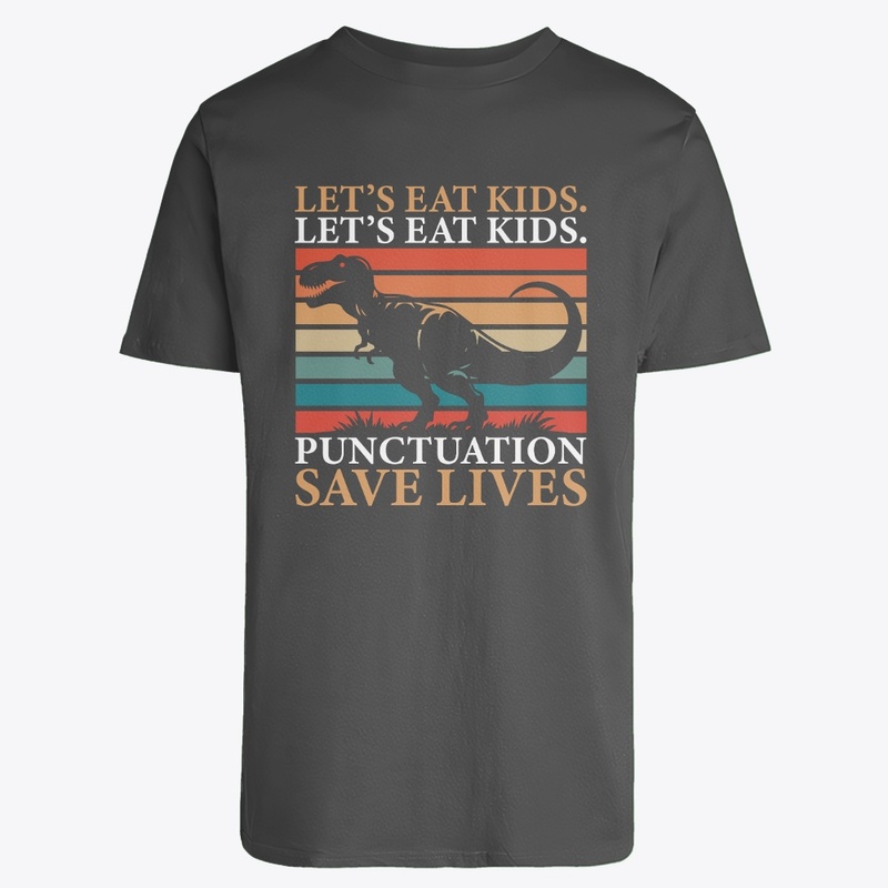 Funny T-Shirt 'Let's Eat Kidس