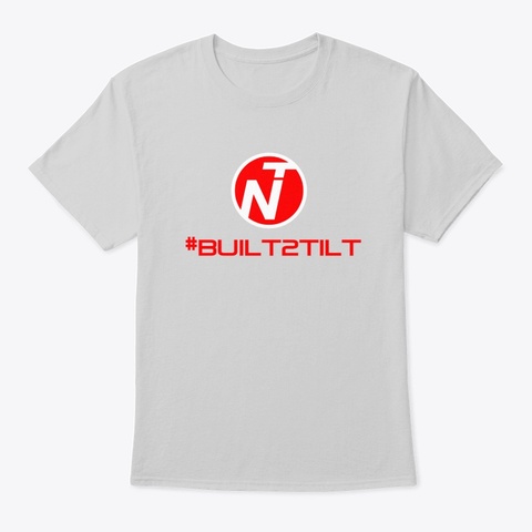 #Built2 Tilt Light Steel T-Shirt Front