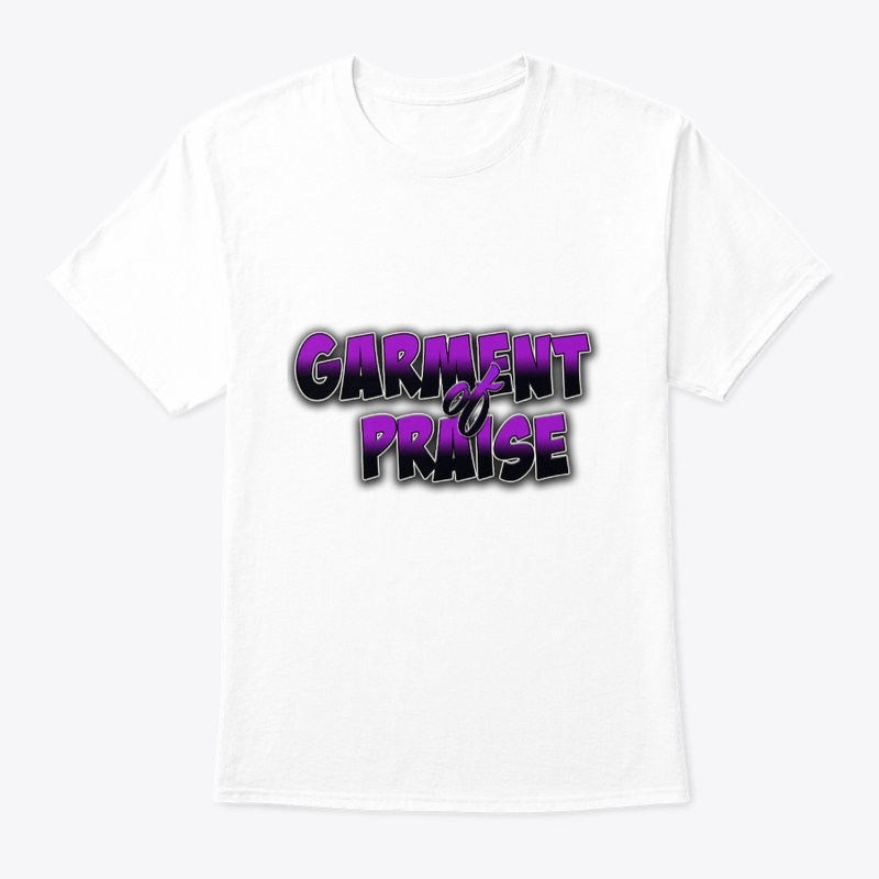 Purple and Navy Garments of Praise Tee