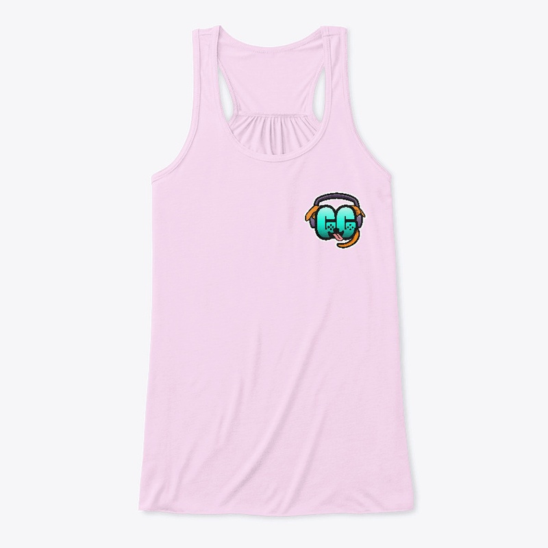 Women's Flowy Tank Top (corner logo)