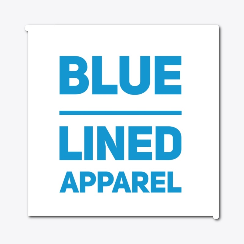 Blue Lined - Sticker