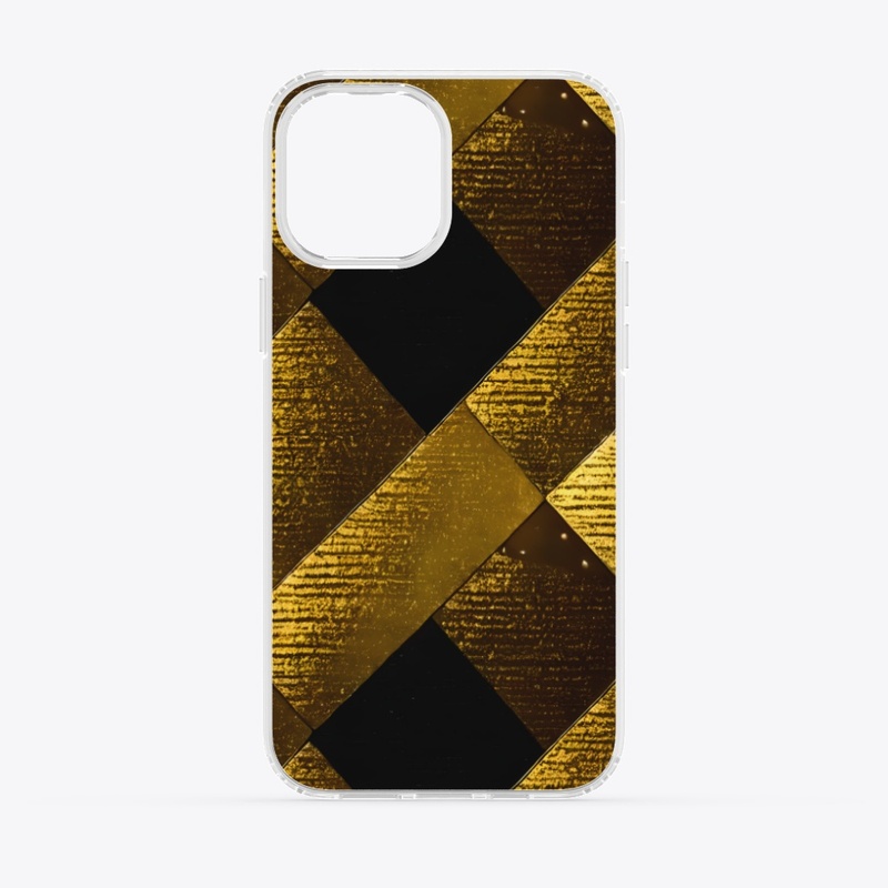 Black and Gold Square Frat 