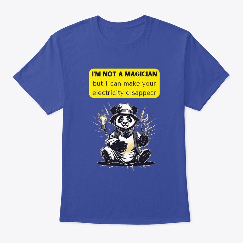 Get Cute Panda Electrician T-Shirts!