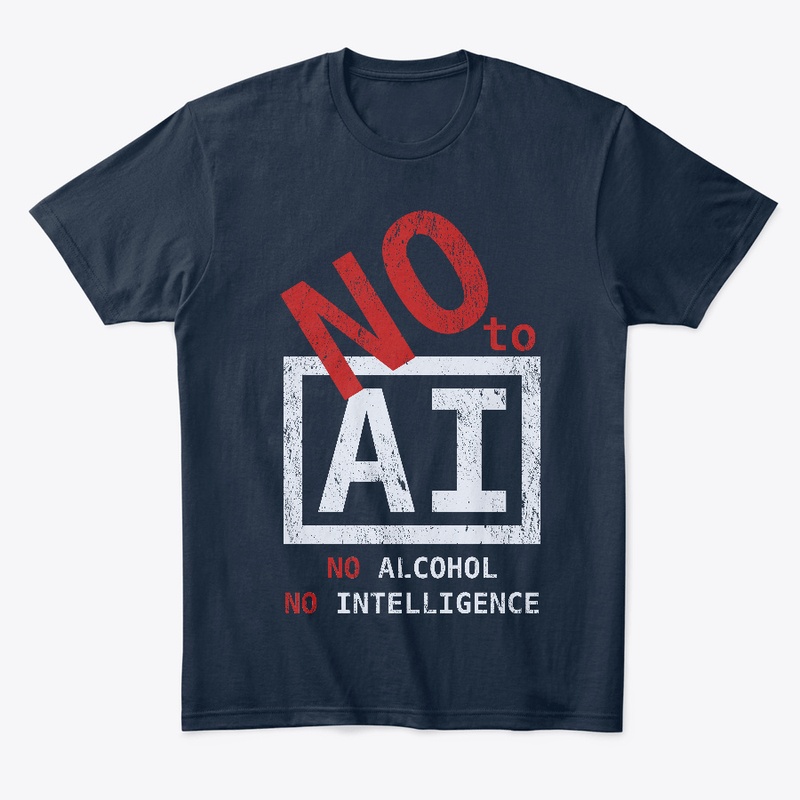 No alcohol - No Intelligence (dark)
