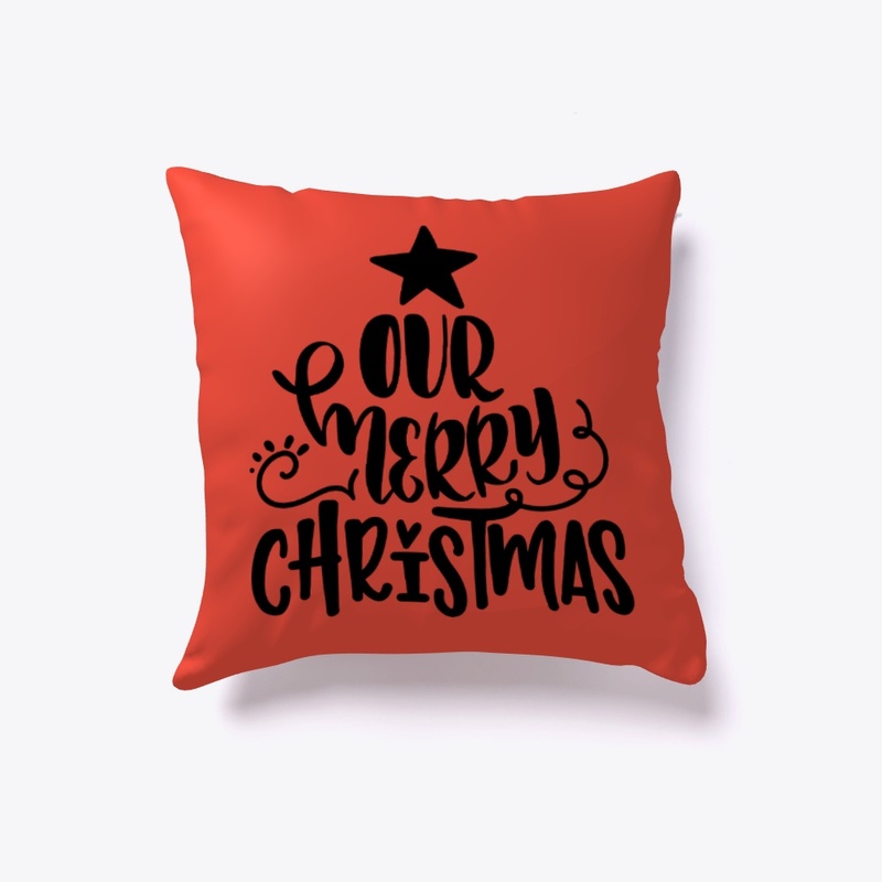 Our Merry Christmas Pillow
