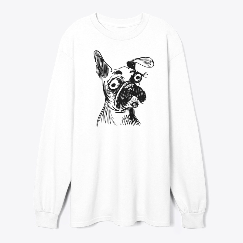 French Bulldog Sketch - Funny Dog Design
