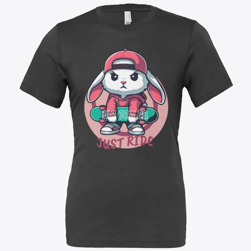 skateboarding bunny attitude
