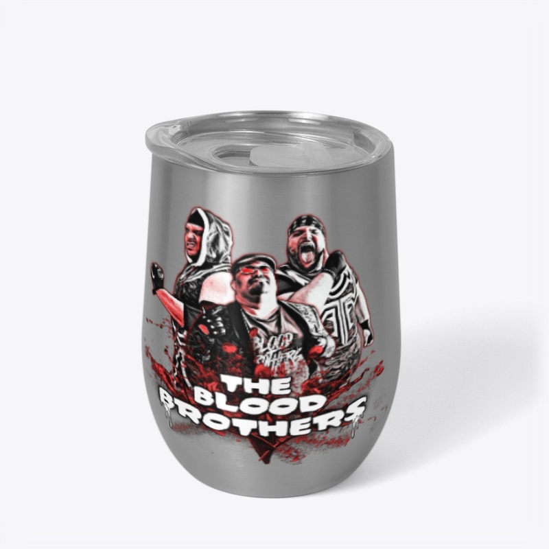 Blood Bros Photo Wine Tumbler