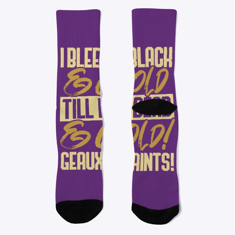 I Bleed Black &amp; Gold Tee