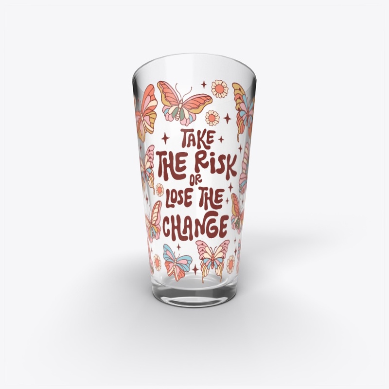 Bo ho retro butterfly quote