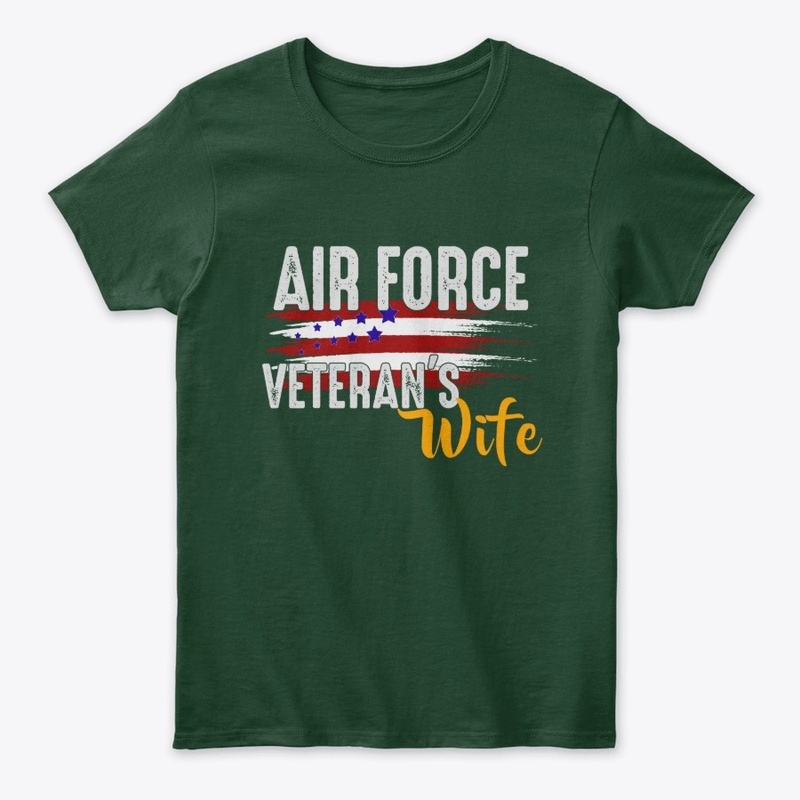 Air Force Veteran's Wife Novelty Graphic