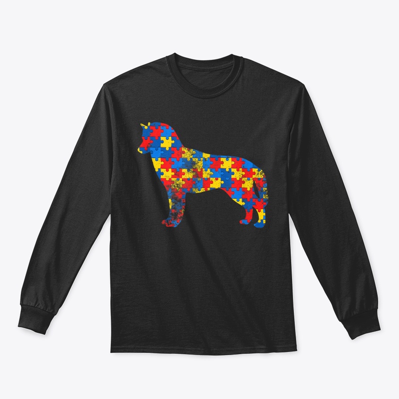 Siberian Husky Dog Autism Awareness Gift