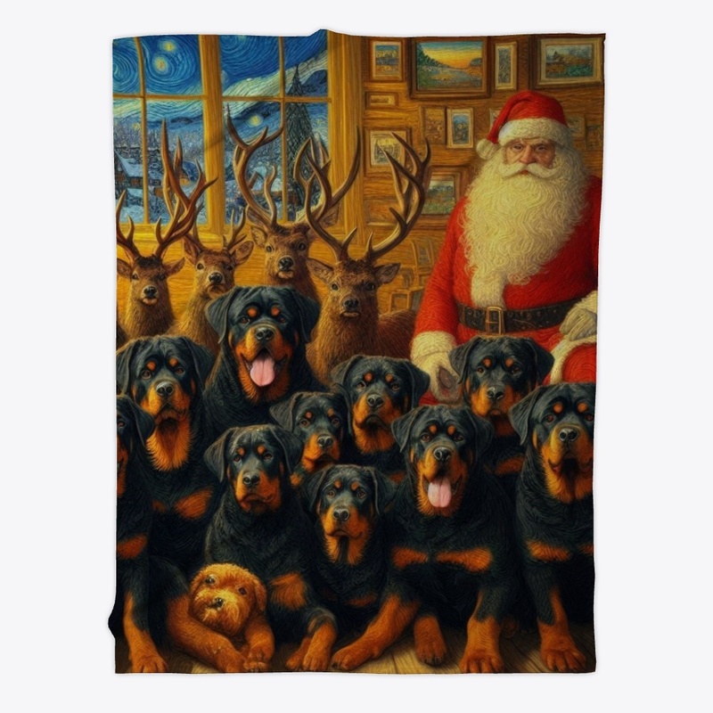 Rottweilers and Santa