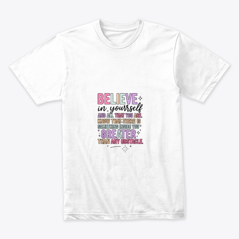 Believe in Yourself Motivational Quote 