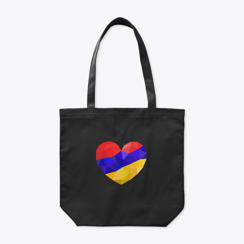 Cute Armenian Flag Graphic Heart Design