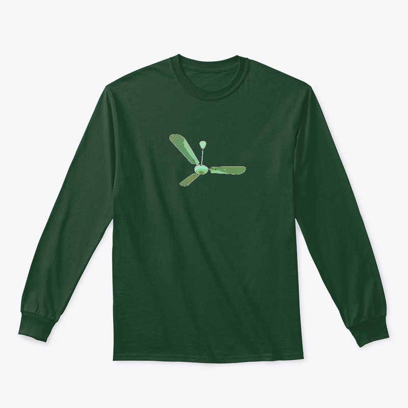 Vintage Green Ceiling Fan