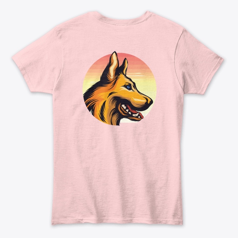 German Shephard dog head