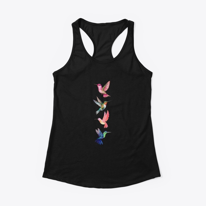 Hummingbird Art T-shirt