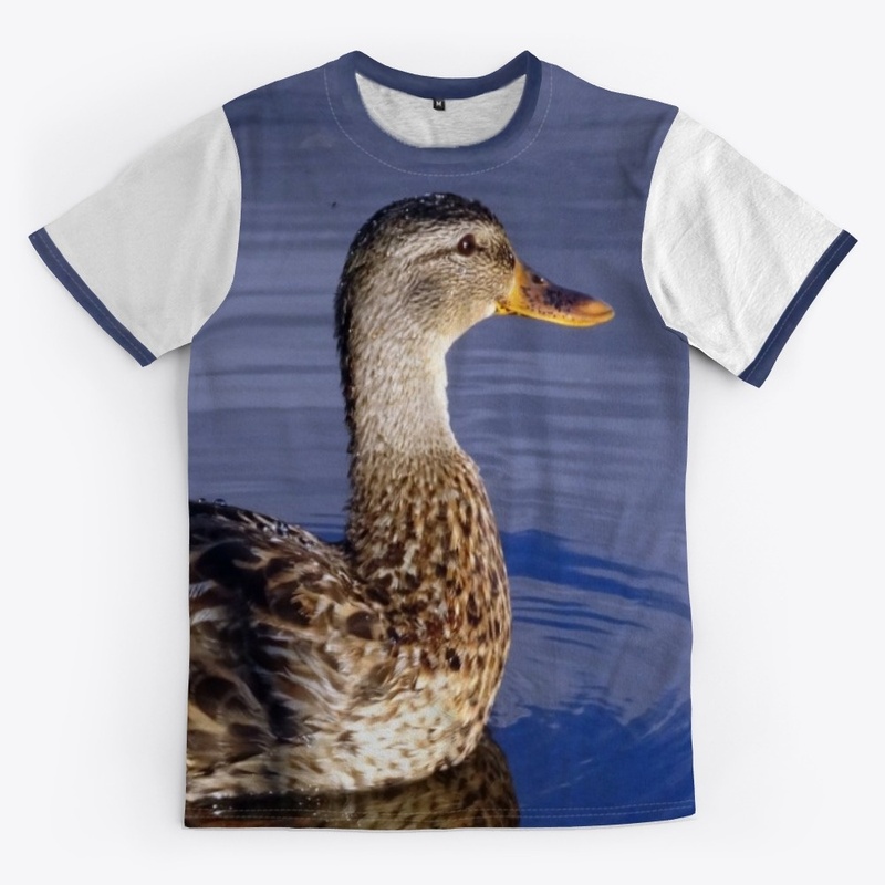 There was only a duck on the lake...