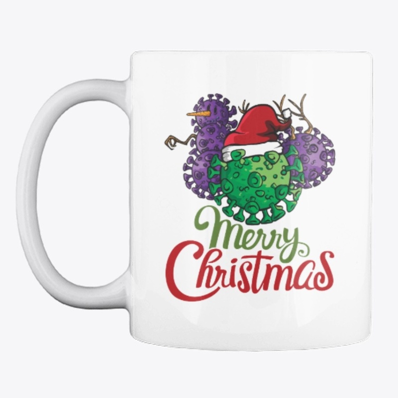 Merry Christmas COVID Santa Friends