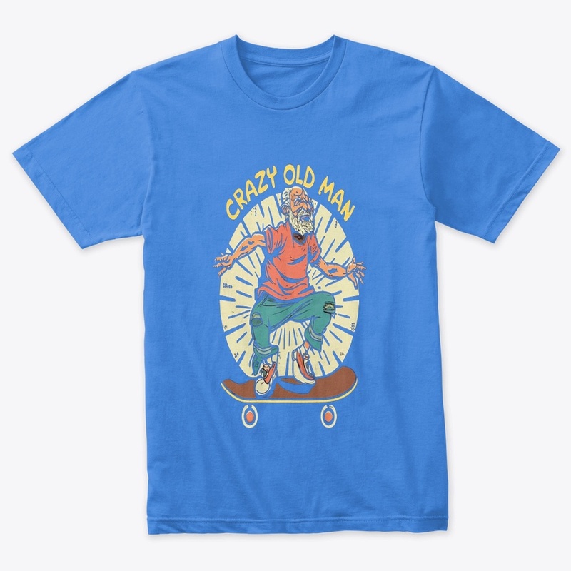 Crazy Old Man T-shirts Desgin