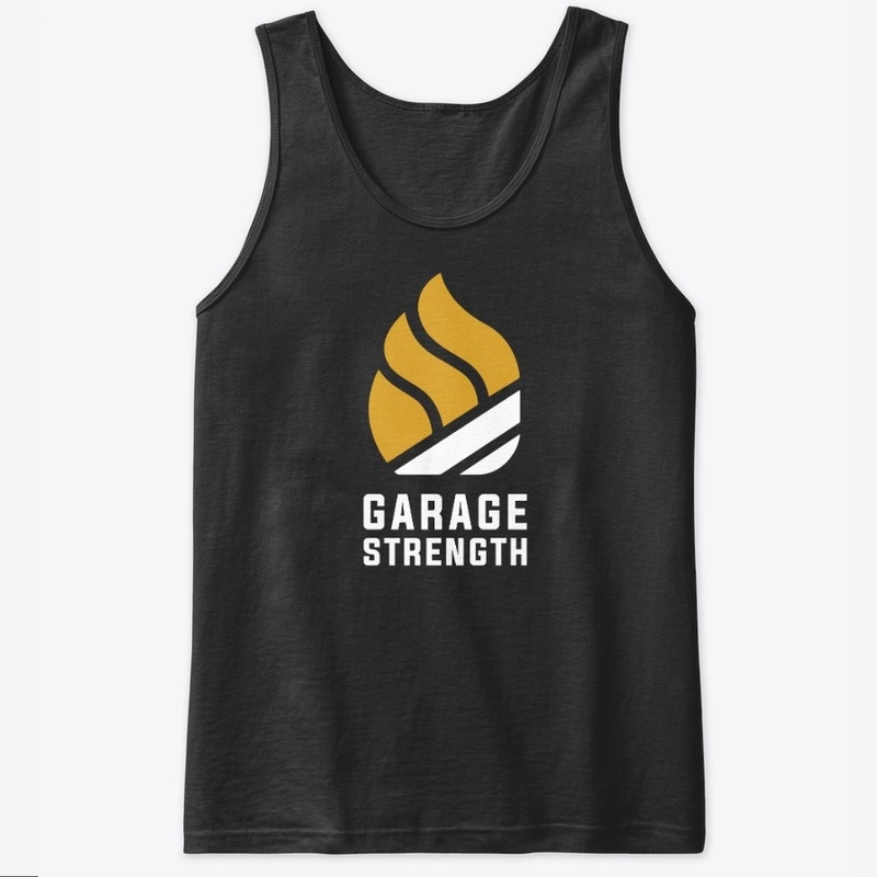 Garage Strength Flame (Vertical Black)
