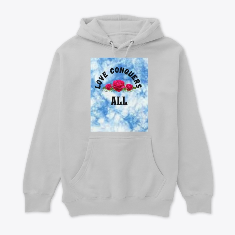 Love Conquers - tie-dye.