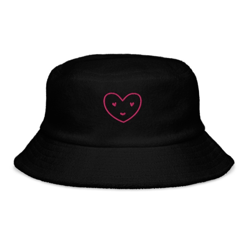 Heart design hat