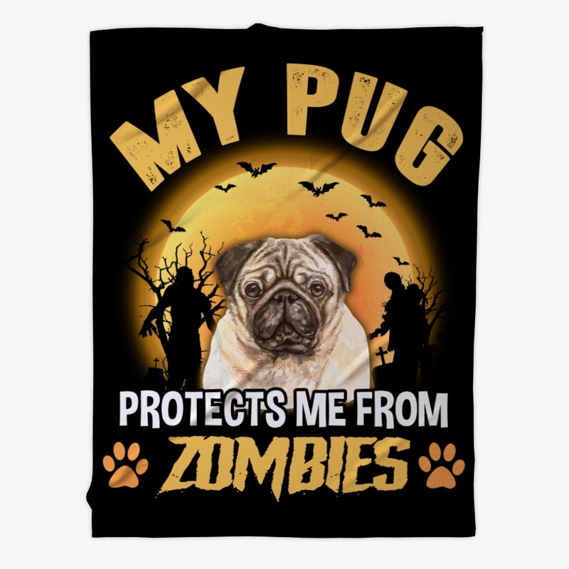Halloween Pug Lover Gift Protect Me