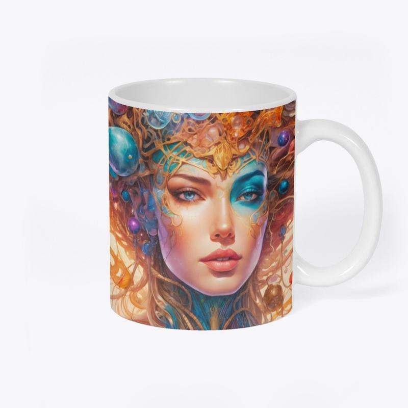 Cosmic Portrait Digital Art - PG16