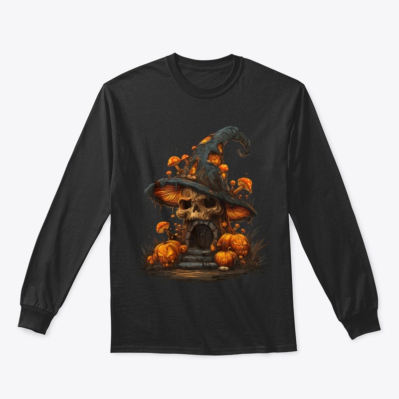 Haunted Skull Mushroom House