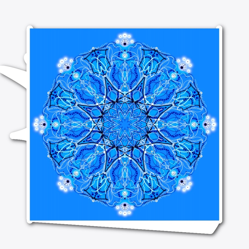 Mandala "Blue Spark"
